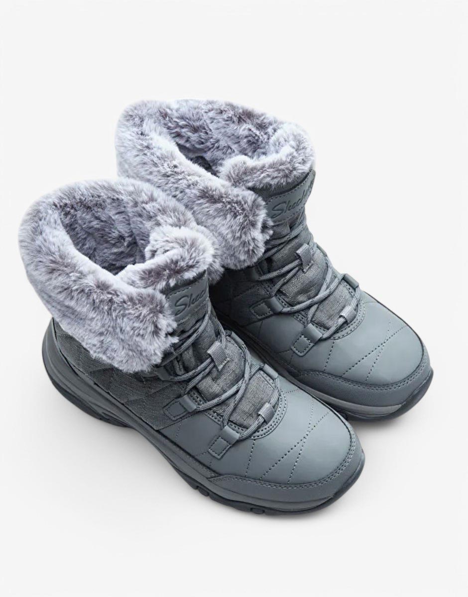 SKECHERS Trego Winter Feelings Boots Grey