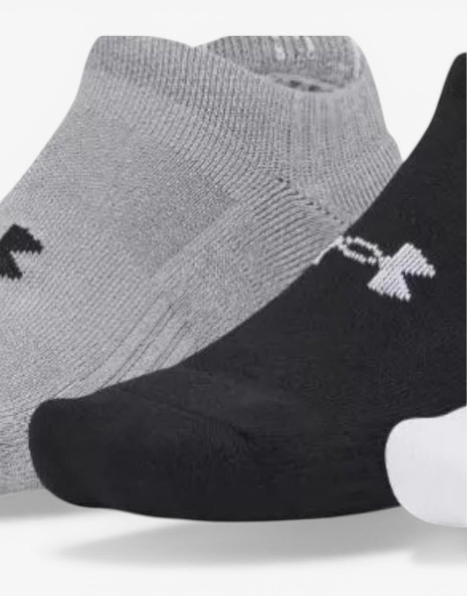 UNDER ARMOUR 3-Packs Performance Cotton No Show Socks Multi | MegaMall.bg