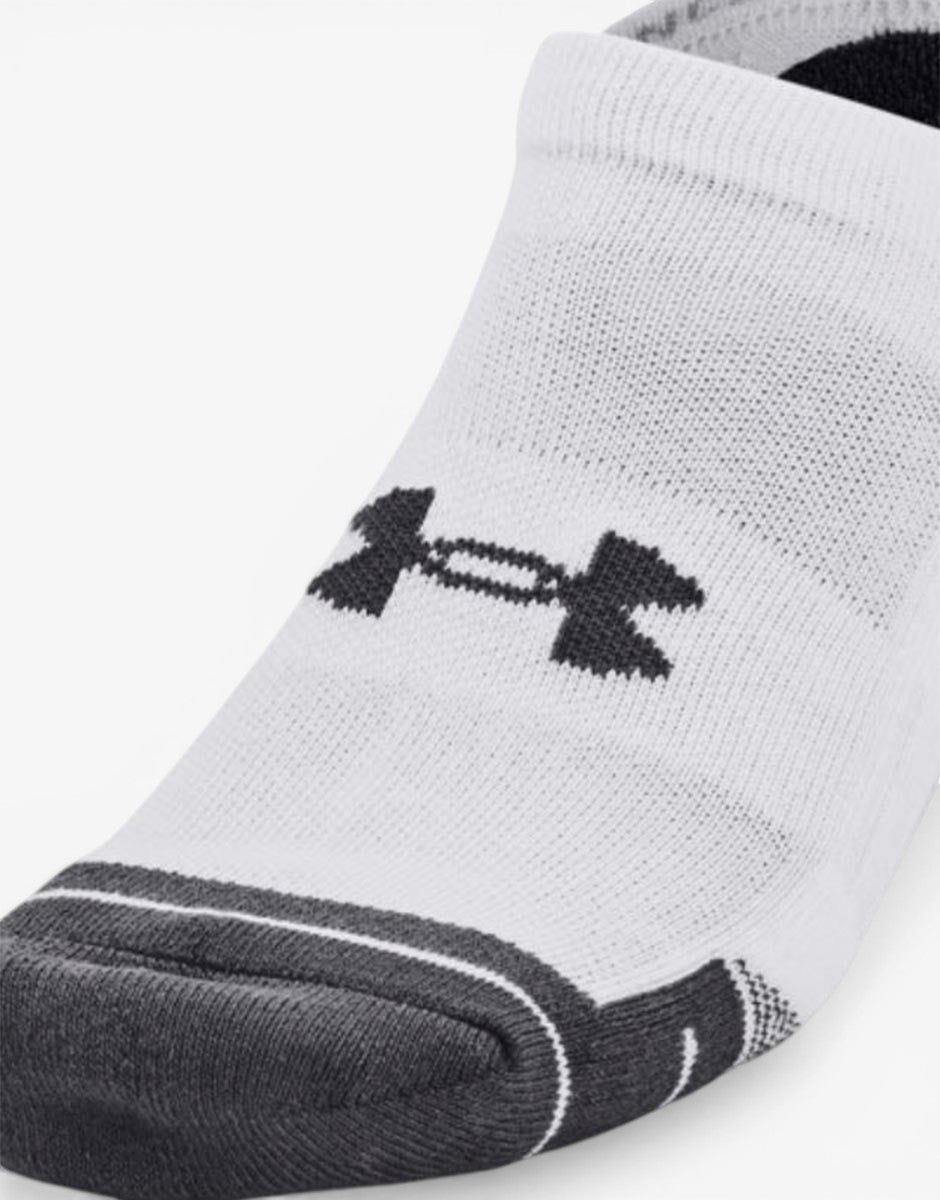 UNDER ARMOUR 3-Packs Performance Cotton No Show Socks White | MegaMall.bg