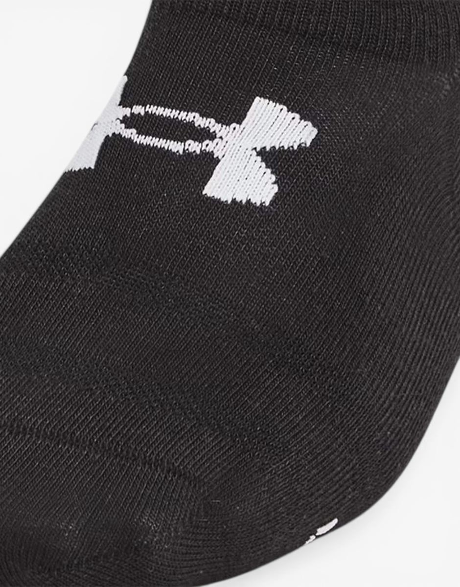 UNDER ARMOUR 6-Packs Essential Ultra Low Cut Socks Black/Grey | MegaMall.bg