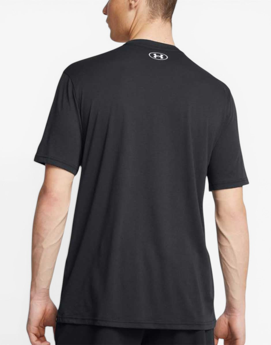 Обратна страна на черна тениска UNDER ARMOUR x Project Rock