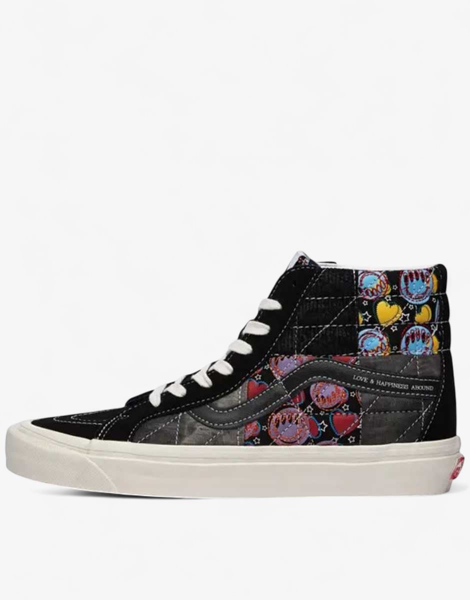 VANS Sk8-Hi 38 Shoes Black/Multi