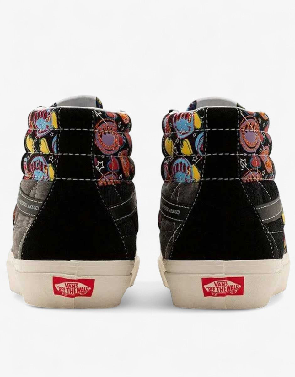 VANS Sk8-Hi 38 Shoes Black/Multi