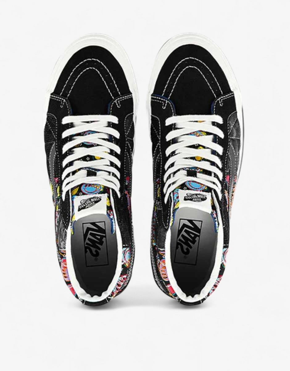 VANS Sk8-Hi 38 Shoes Black/Multi