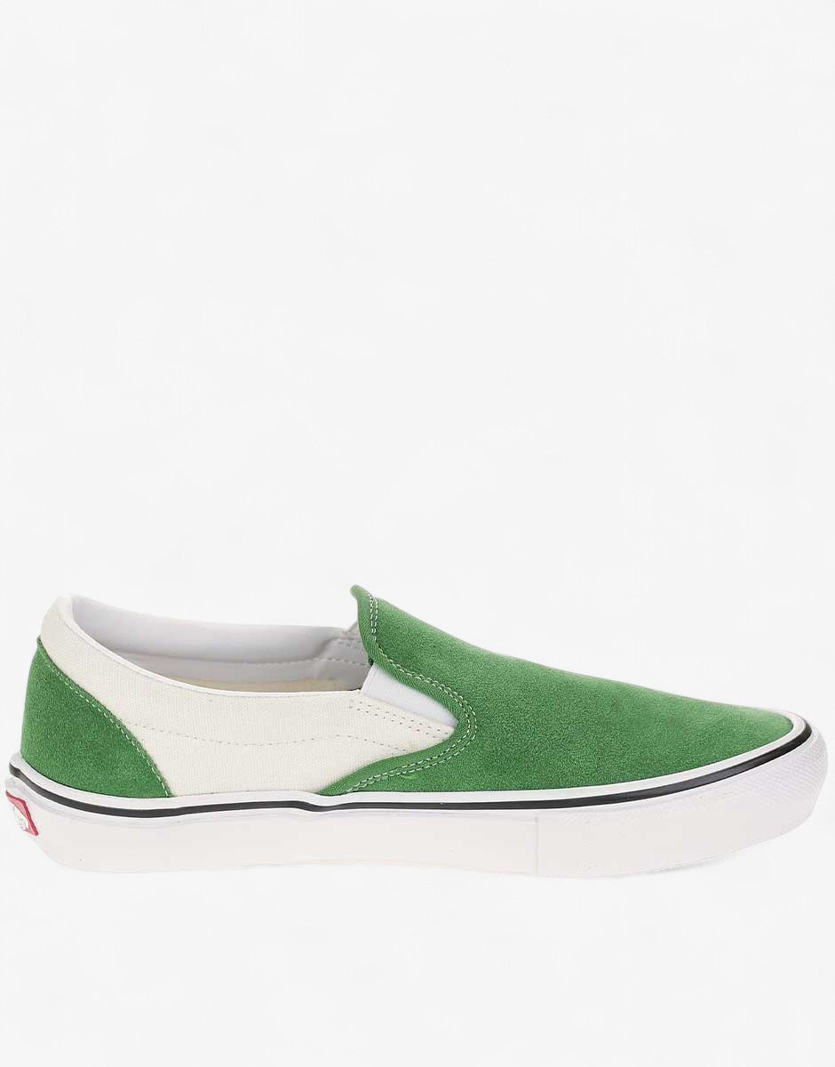 VANS Skate Classics Slip-On Shoes Green/White