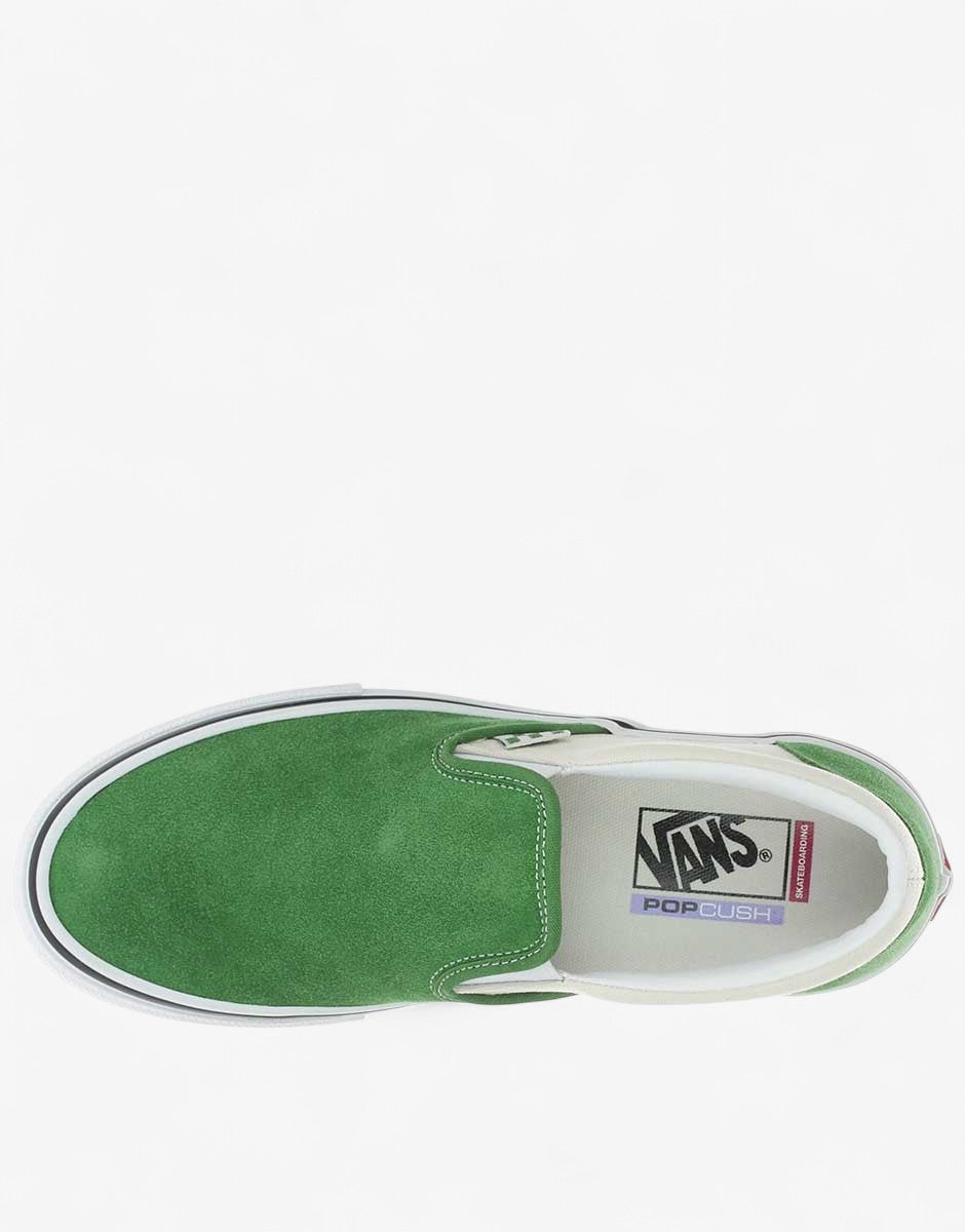 VANS Skate Classics Slip-On Shoes Green/White