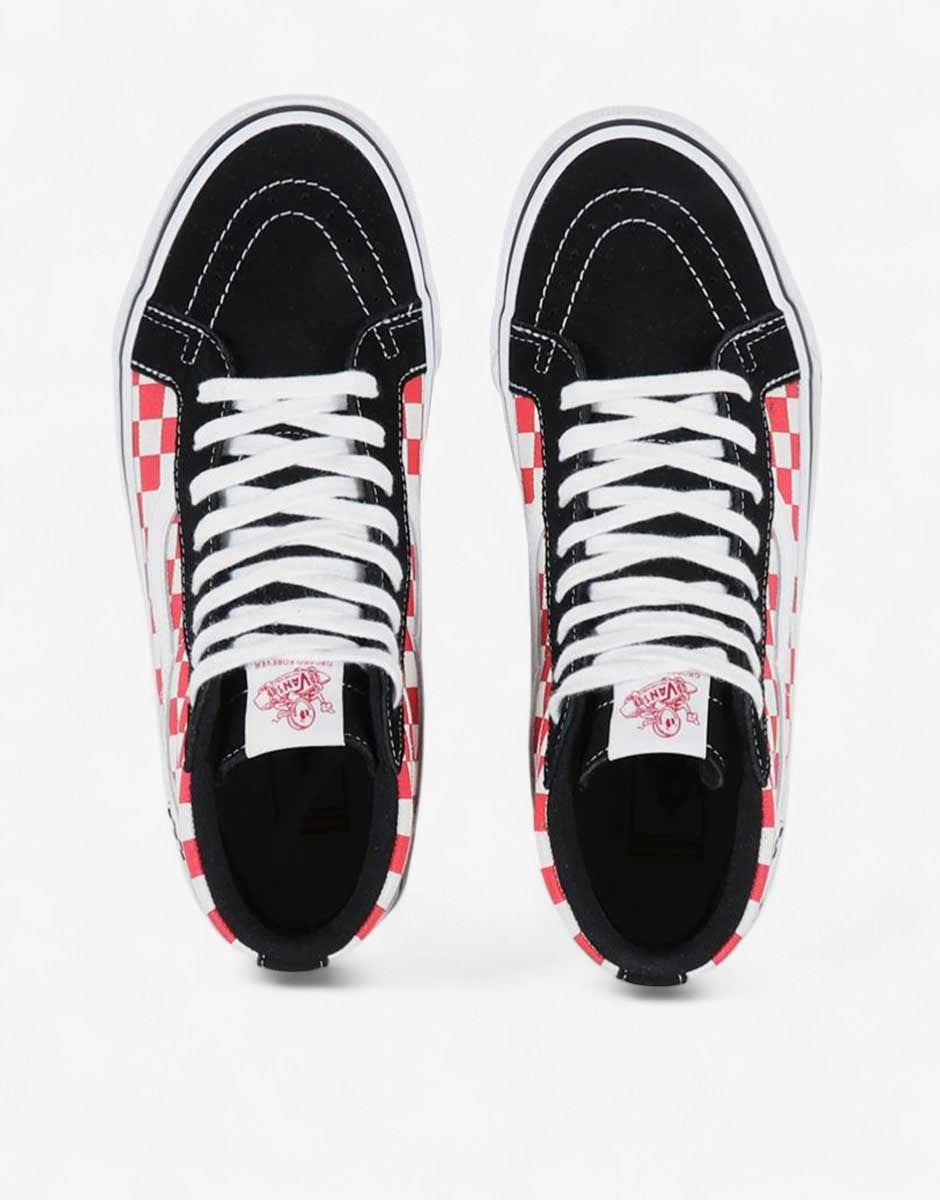 VANS Skate Sk8-Hi Reissue Shoes Black/Red