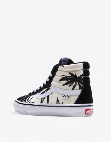 VANS Skate Sk8-Hi Reissue Shoes White/Black | MegaMall.bg