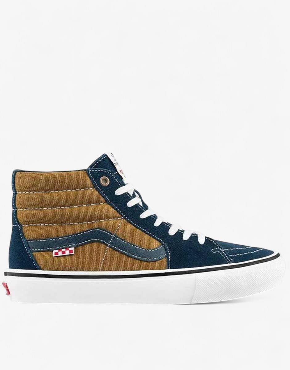 VANS x Dane Reynolds Skate Sk8-Hi Shoes Navy/Brown