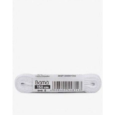 BAMA Flat Laces White -150cm | MegaMall.bg
