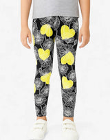CHICCO Girls Leggings Black/Yellow Черен 98 | MegaMall.bg