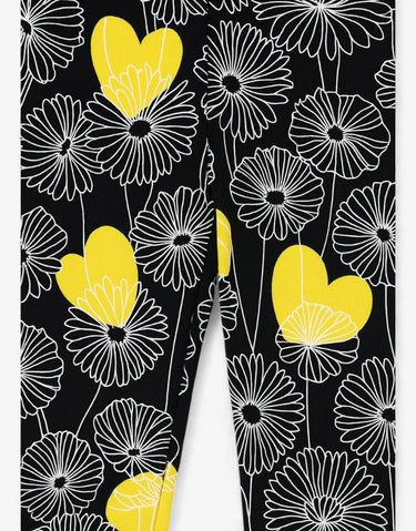 CHICCO Girls Leggings Black/Yellow | MegaMall.bg