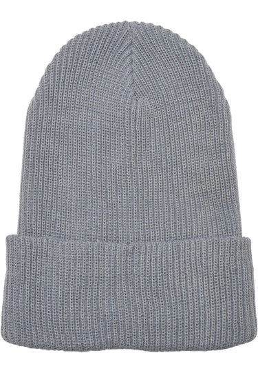 Recycled Yarn Ribbed Knit Beanie