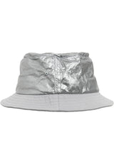Crinkled Paper Bucket Hat