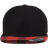 Checked Flanell Peak Snapback