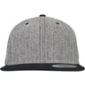 Melange Solid Snapback