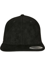 Suede Leather Snapback