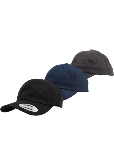 Low Profile Cotton Twill 3-Pack