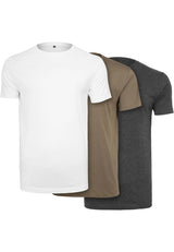 Light T-Shirt Round Neck 3-Pack