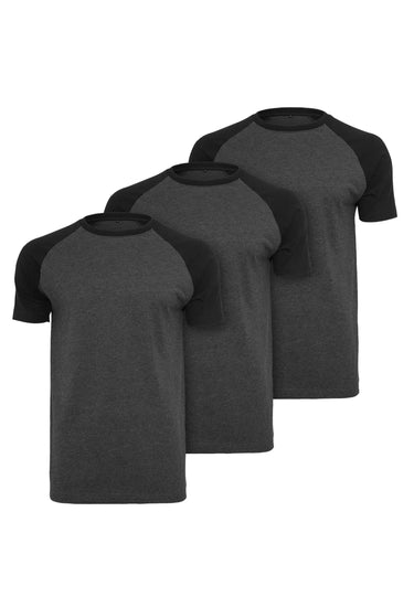 Raglan Contrast Tee 3-Pack