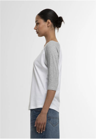 Ladies 3/4 Contrast Raglan Tee