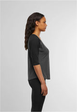Ladies 3/4 Contrast Raglan Tee