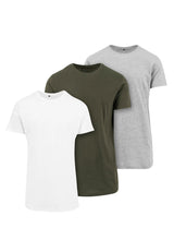 Shaped Long Tee 3-Pack