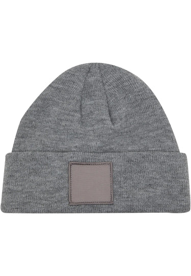 Knit Beanie with Patch