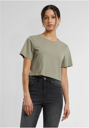 Ladies Cropped Tee