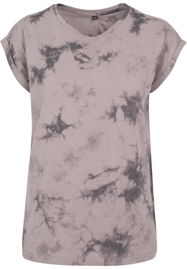 Ladies Batik Dye Extended Shoulder Tee