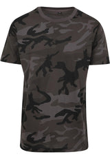 Camo Round Neck Tee