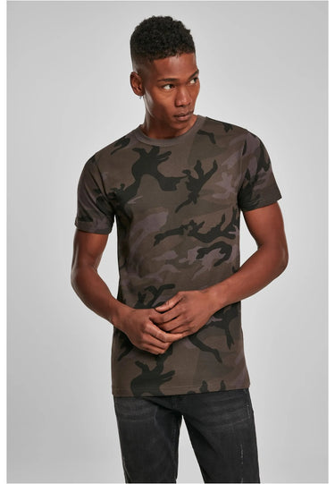 Camo Round Neck Tee