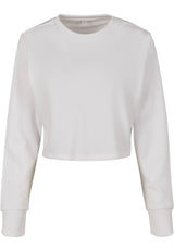 Ladies Terry Cropped Crew