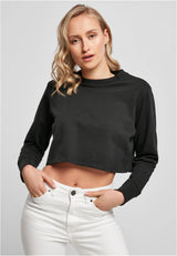 Ladies Terry Cropped Crew