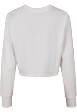 Ladies Terry Cropped Crew