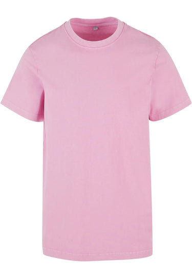 Acid Washed Round Neck Tee