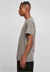 Acid Washed Round Neck Tee