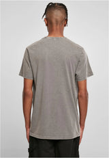 Acid Washed Round Neck Tee