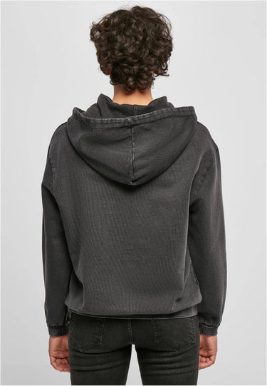 Ladies Acid Washed Oversize Hoody