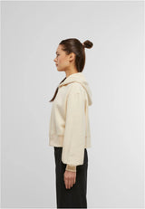 Ladies Short Oversized Zip Jacket