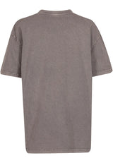 Ladies Oversized Acid Wash Tee