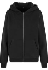 Ladies Fluffy Zip Hoody