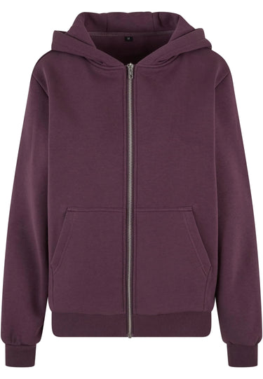 Ladies Fluffy Zip Hoody