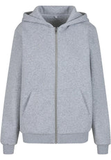 Ladies Fluffy Zip Hoody