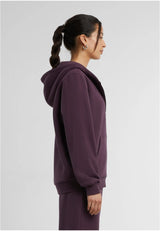 Ladies Fluffy Zip Hoody