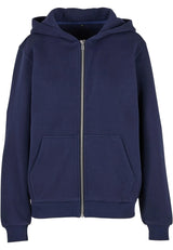 Ladies Fluffy Zip Hoody