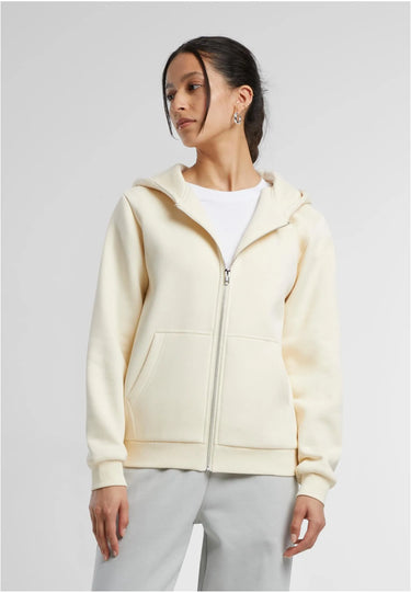 Ladies Fluffy Zip Hoody