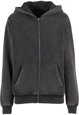 Ladies Vintage Heavy Zip Hoody