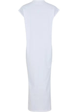 Ladies Long Extended Shoulder Dress