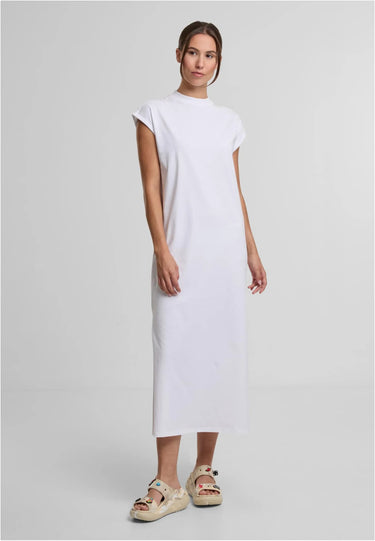 Ladies Long Extended Shoulder Dress